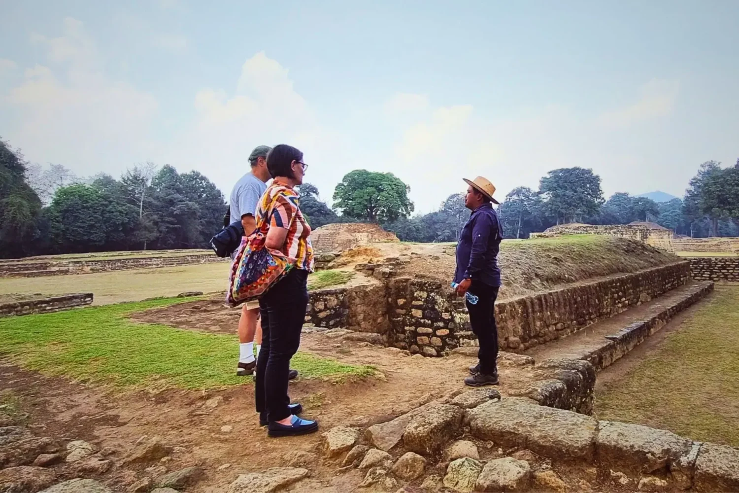 archaeological site tour iximche temples 2