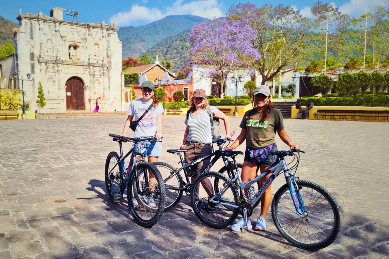 cycling tour antigua guatemala local villages 1