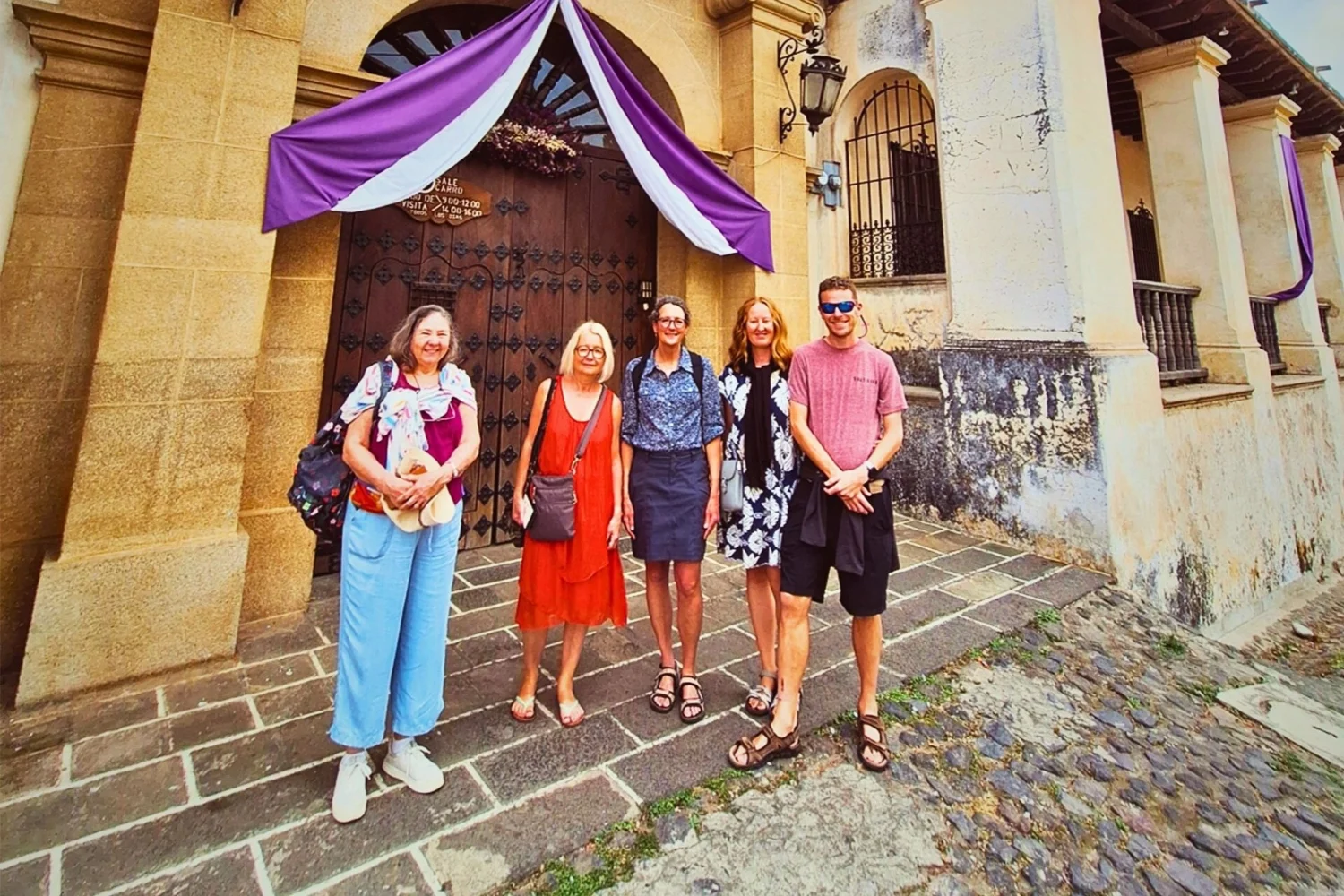 san juan del obispo tour colonial church